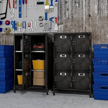 Amazon.com: SISESOL 6 Door Vintage Steel Modern Locker